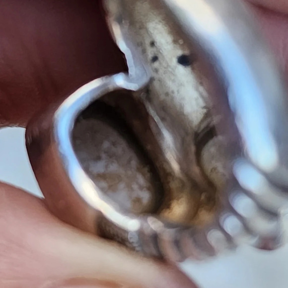 Vintage Deco style sterling wrap ring 5.5 - Picture 10 of 11